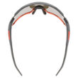 Uvex Sportstyle 228 grey orange mat napszemüveg - felülről