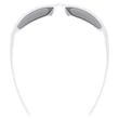 Uvex Sportstyle 230 white matt/silver napszemüveg - felülről