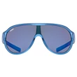 Uvex Sportstyle 512 blue transparent napszemüveg - szemből