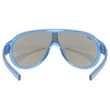 Uvex Sportstyle 512 blue transparent napszemüveg - belülről