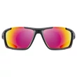 Uvex Sportstyle 310 black matt red napszemüveg - szemből