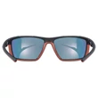 Uvex Sportstyle 310 black matt red napszemüveg - belülről