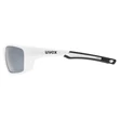 Uvex Sportstyle 232 P white matt napszemüveg - oldalról