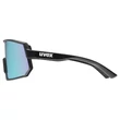 Uvex Sportstyle 235 black matt/mirror lavender napszemüveg - oldalról