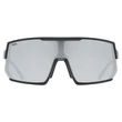 Uvex Sportstyle 235 black/mirror silver napszemüveg- szemből