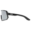 Uvex Sportstyle 235 black/mirror silver napszemüveg - oldalról
