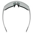 Uvex Sportstyle 235 rhino-deep space matt/mirror blue napszemüveg - felülről