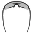 Uvex Sportstyle 236 Set black matt/mirror silver napszemüveg - felülről