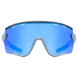 Uvex Sportstyle 236 Set rhino-deep space matt/mirror blue napszemüveg- szemből