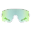 Uvex Sportstyle 236 Set white matt/mirror green napszemüveg- szemből
