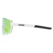 Uvex Sportstyle 236 Set white matt/mirror green napszemüveg - oldalról