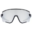 Uvex Sportstyle 236 small Set black matt/mirror silver napszemüveg- szemből
