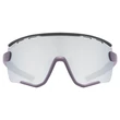 Uvex Sportstyle 236 small Set plum-black matt/mirror silver napszemüveg- szemből