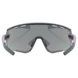 Uvex Sportstyle 236 small Set plum-black matt/mirror silver napszemüveg - belülről
