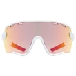 Uvex Sportstyle 236 small Set white matt/mirror red napszemüveg- szemből