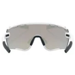 Uvex Sportstyle 236 small Set white matt/mirror red napszemüveg - belülről