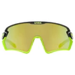 Uvex Sportstyle 231 2.0 black-yellow matt/mirror yellow napszemüveg- szemből