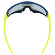 Uvex Sportstyle 231 2.0 blue-yellow matt/mirror blue napszemüveg - felülről