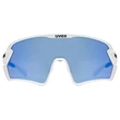 Uvex Sportstyle 231 2.0 white matt/mirror blue napszemüveg- szemből