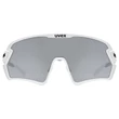 Uvex Sportstyle 231 2.0 Set white-black matt/mirror silver napszemüveg- szemből