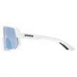 Uvex Sportstyle 235 V white matt/litemirror blue napszemüveg - oldalról