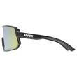 Uvex Sportstyle 235 P black matt/mirror yellow napszemüveg - oldalról