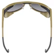 Uvex MTN Classic CV khaki matt/mirror silver napszemüveg - felülről