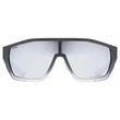Uvex MTN Style CV black matt fade/mirror silver napszemüveg- szemből