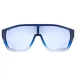 Uvex MTN Style CV blue matt fade/mirror blue napszemüveg- szemből