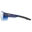 Uvex MTN Style CV blue matt fade/mirror blue napszemüveg - oldalról
