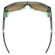 Uvex MTN Style CV green matt fade/mirror green napszemüveg - felülről