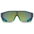Uvex MTN Style CV green matt fade/mirror green napszemüveg- szemből