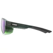 Uvex MTN Style CV green matt fade/mirror green napszemüveg - oldalról