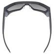 Uvex MTN Style P black matt/mirror silver napszemüveg - felülről