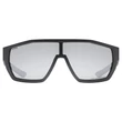 Uvex MTN Style P black matt/mirror silver napszemüveg- szemből