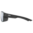 Uvex MTN Style P black matt/mirror silver napszemüveg - oldalról