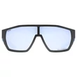 Uvex MTN Style P black-blue matt/mirror blue napszemüveg- szemből