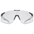 Uvex Pace Perform small V black matt/litemirror silver napszemüveg- szemből
