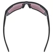 Uvex MTN Venture CV black matt/mirror pink napszemüveg - felülről