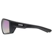 Uvex MTN Venture CV black matt/mirror pink napszemüveg - oldalról