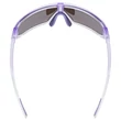 Uvex Sportstyle 237 purple fade/mirror purple napszemüveg - felülről
