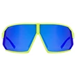 Uvex Sportstyle 237 yellow blue/mirror blue napszemüveg- szemből