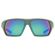 Uvex Sportstyle 238 moss matt/mirror green napszemüveg- szemből