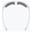 Uvex Sportstyle 238 white matt/mirror pink napszemüveg - felülről