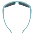 Uvex Sportstyle 514 lightblue matt/mirror silver napszemüveg - felülről