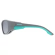 Uvex Sportstyle 514 grey matt/mirror silver napszemüveg - oldalról