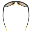 Uvex Sportstyle 515 black matt/mirror yellow napszemüveg - felülről