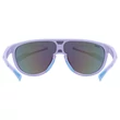 Uvex Sportstyle 515 lavender matt/mirror blue napszemüveg - belülről