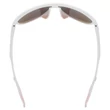 Uvex Sportstyle 515 white matt/mirror pink napszemüveg - felülről