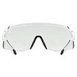 Uvex Pace Stage S V, white matt/litemirror green napszemüveg